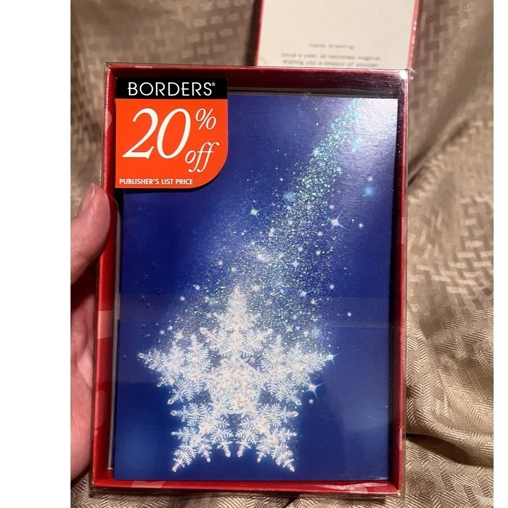 Vintage Portal Christmas Cards Magical Snowflake 30 Enveloped Boxed 2003 NOS